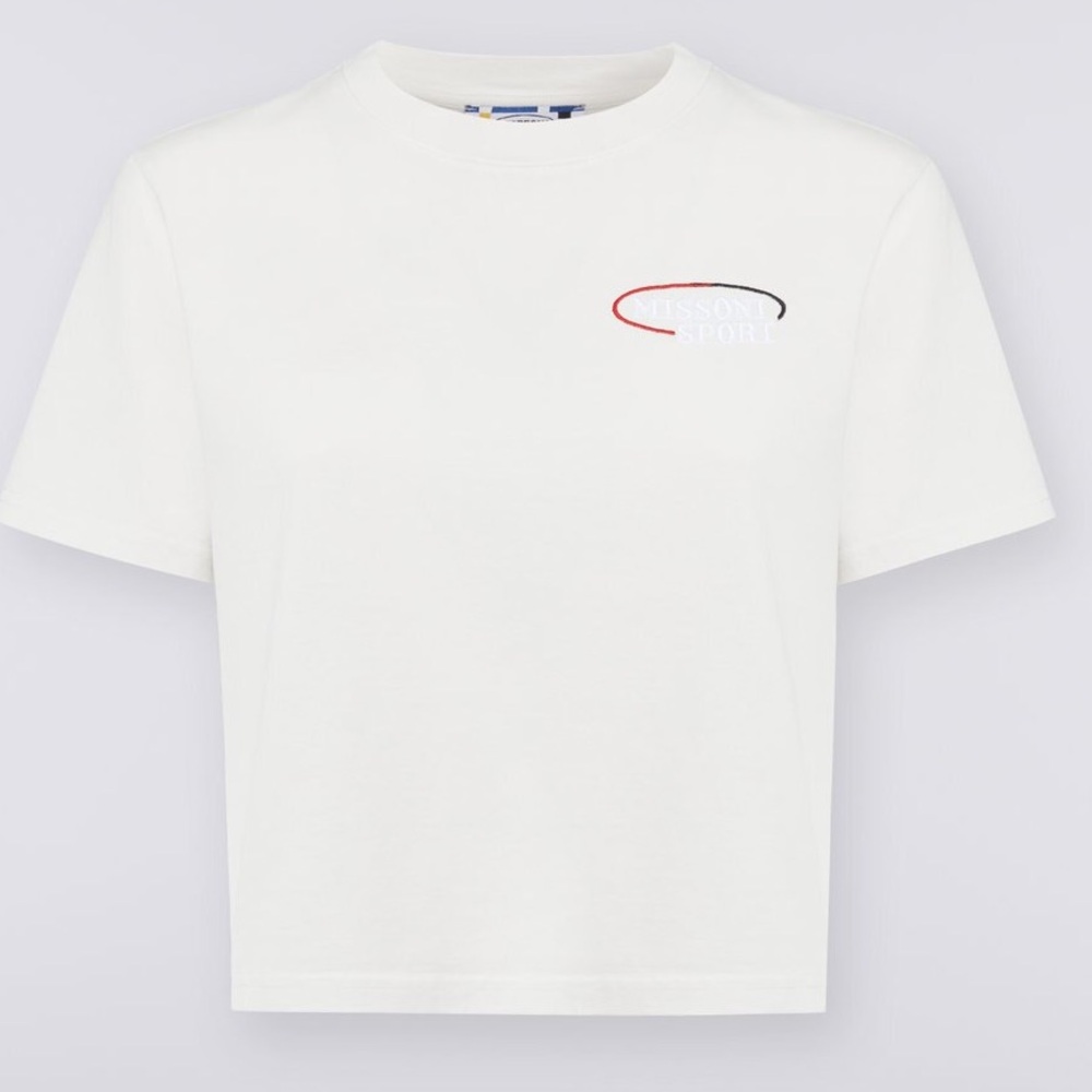 Missoni Embroidered Logo Tee, NEW